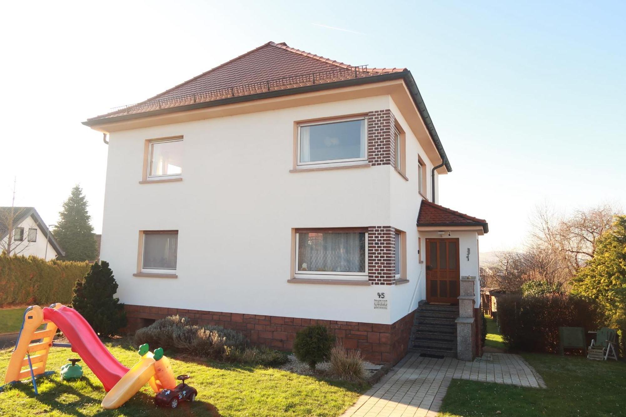 Homestay - Panoramablick Ueber Buedingen Bagian luar foto